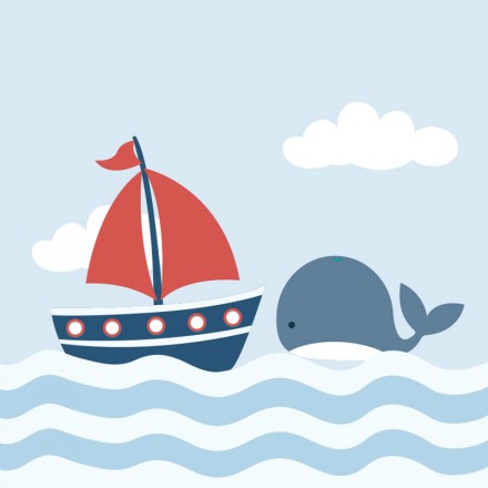 Boat & Whale