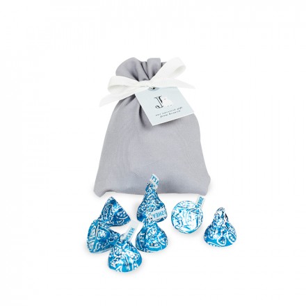 Pouch of Hershey's Kisses Cookies & Creme (8 pcs)